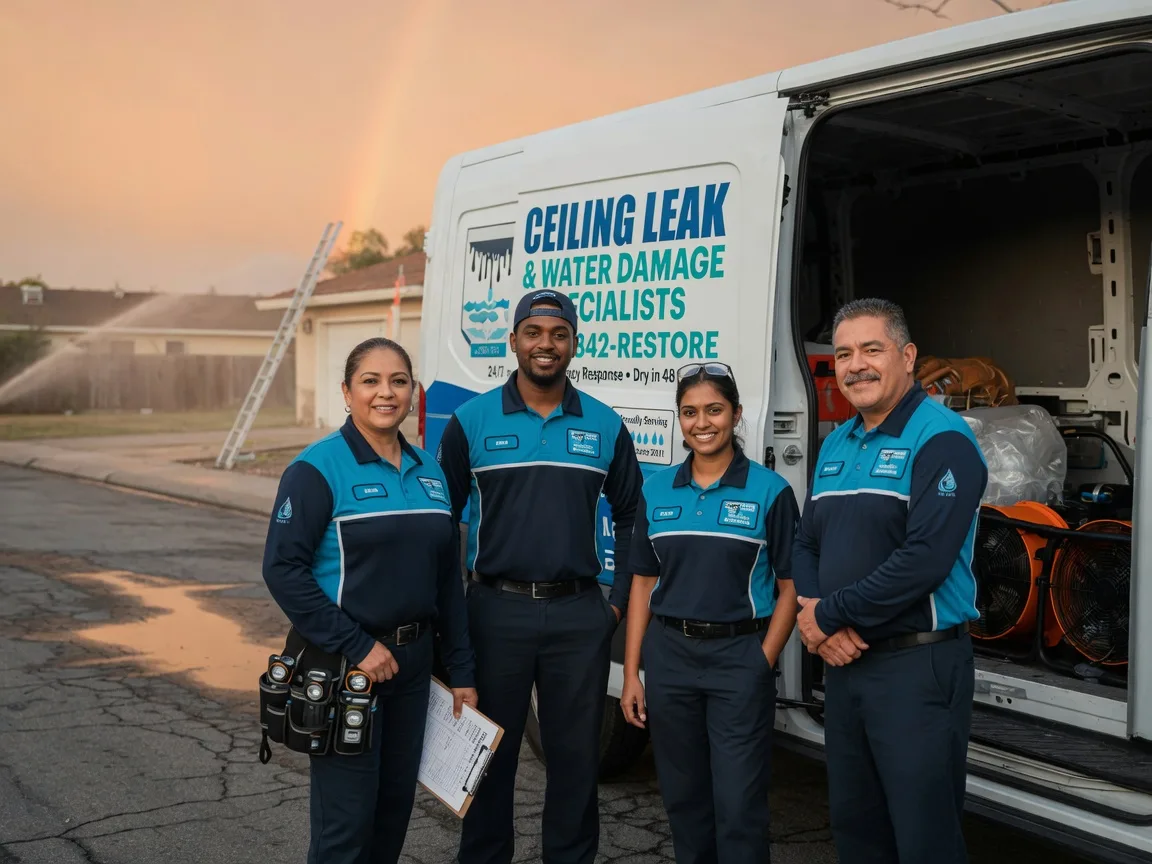 Ceiling Leak Cleanup company in New Weston, OH